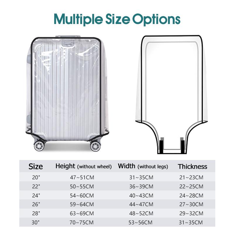 2027 Travel Transparent Luggag - Luggage Protective Cover Transparent review and price
