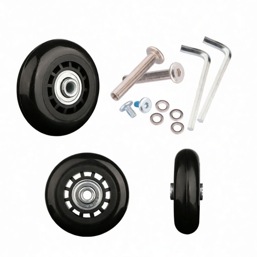 Luggage Casters Rubber Wheels  - Silent Replacement Luggage Wheels review and price