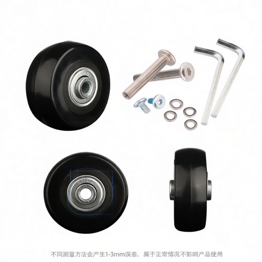Luggage Casters Rubber Wheels  - Silent Replacement Luggage Wheels review and price