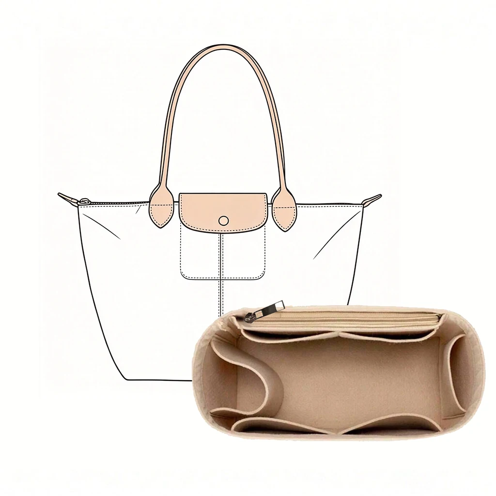Bag Organizer Felt Purse Inser - Cosmetic Bags review and price