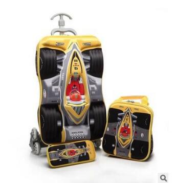 3D Boys Car trolley suitcase C - Foldable Rolling Luggage Bag review and price